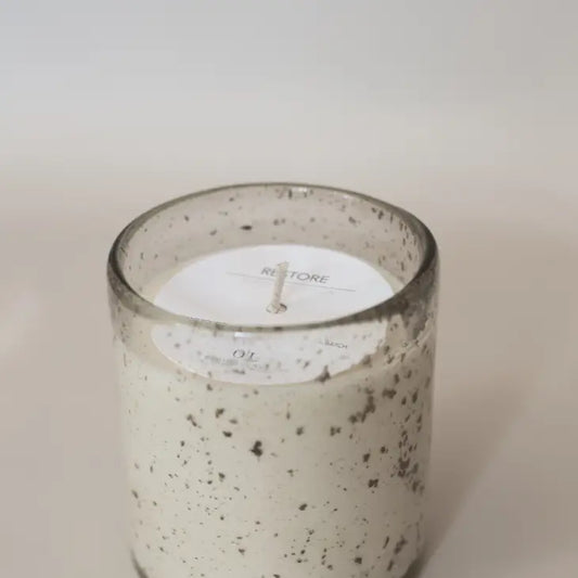Bubble Flecked Candle